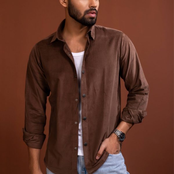 Cord Shirts - Coffee