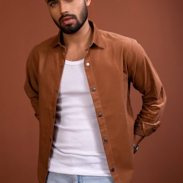 Cord Shirts  -  Brown