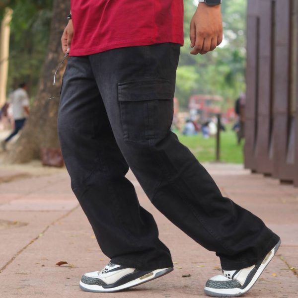 Six Pocket Cargo Baggy (Black Fog)