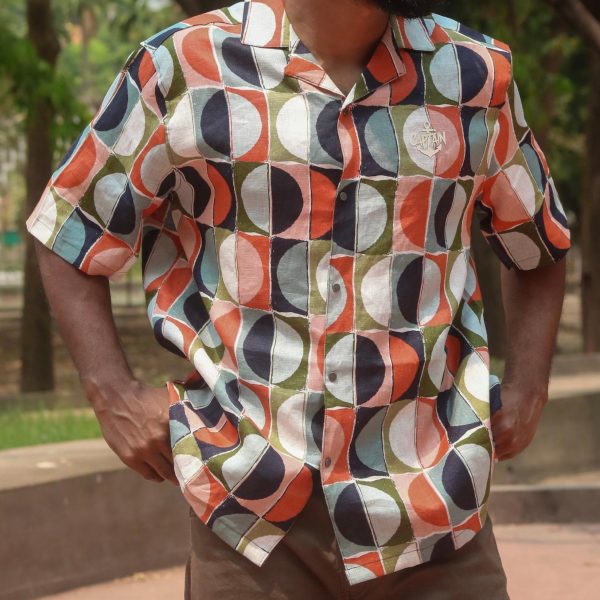 Cuban Collar Baggy Shirt (Color Balls)