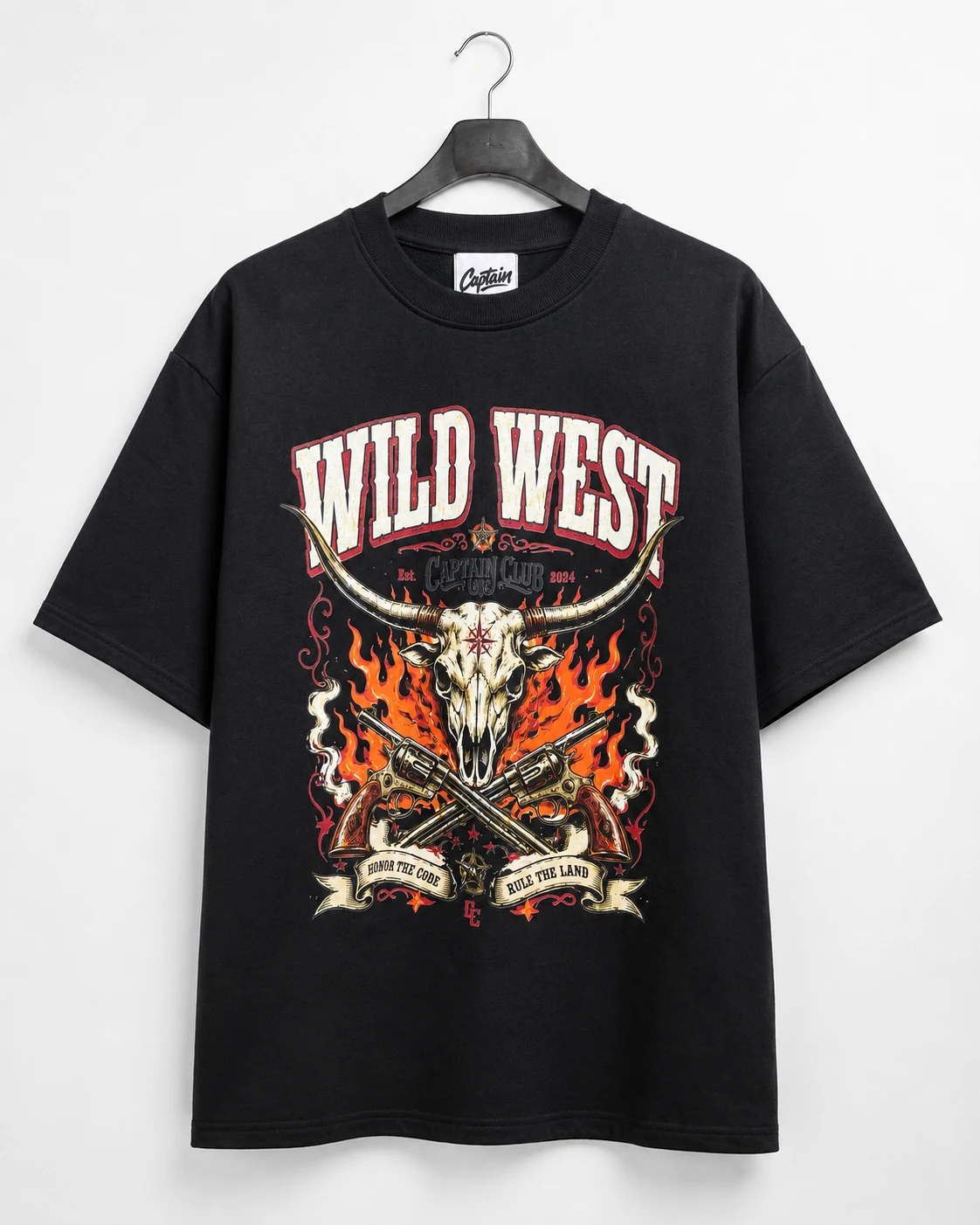 Wild West Tee - Black