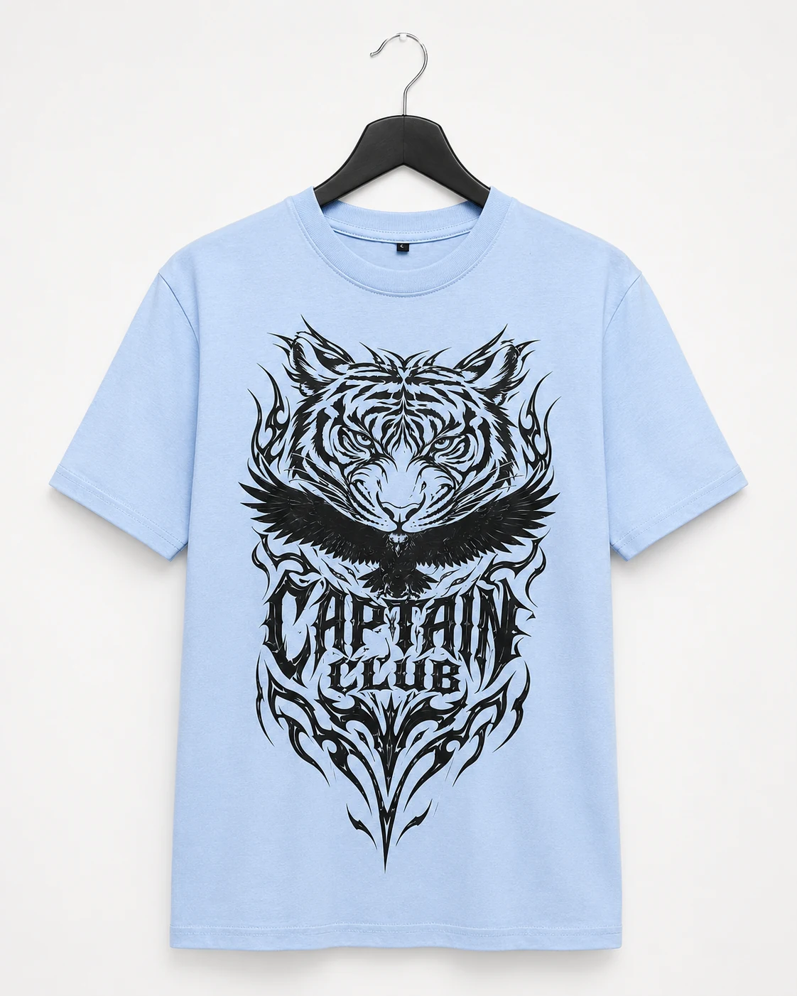 Tiger Crest Tee - Sky