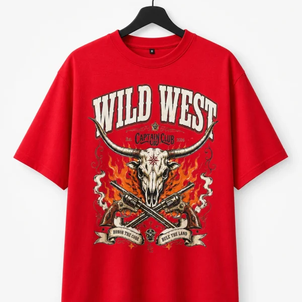 Wild West Tee - Red