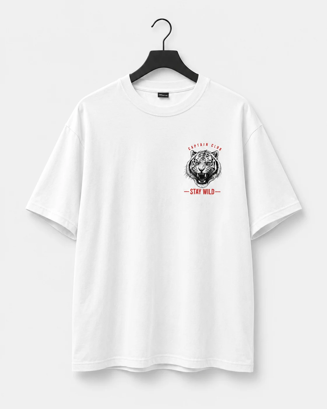 Wild Tiger Tee - White