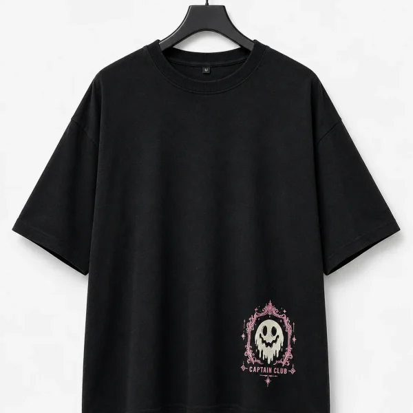 Smiley Frame Tee - Black