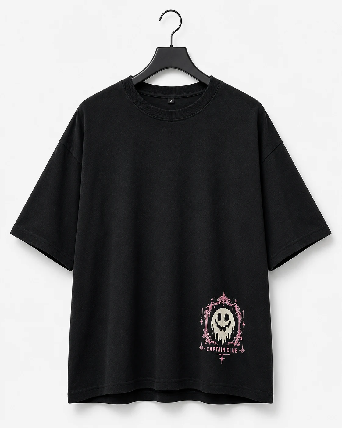 Smiley Frame Tee - Black