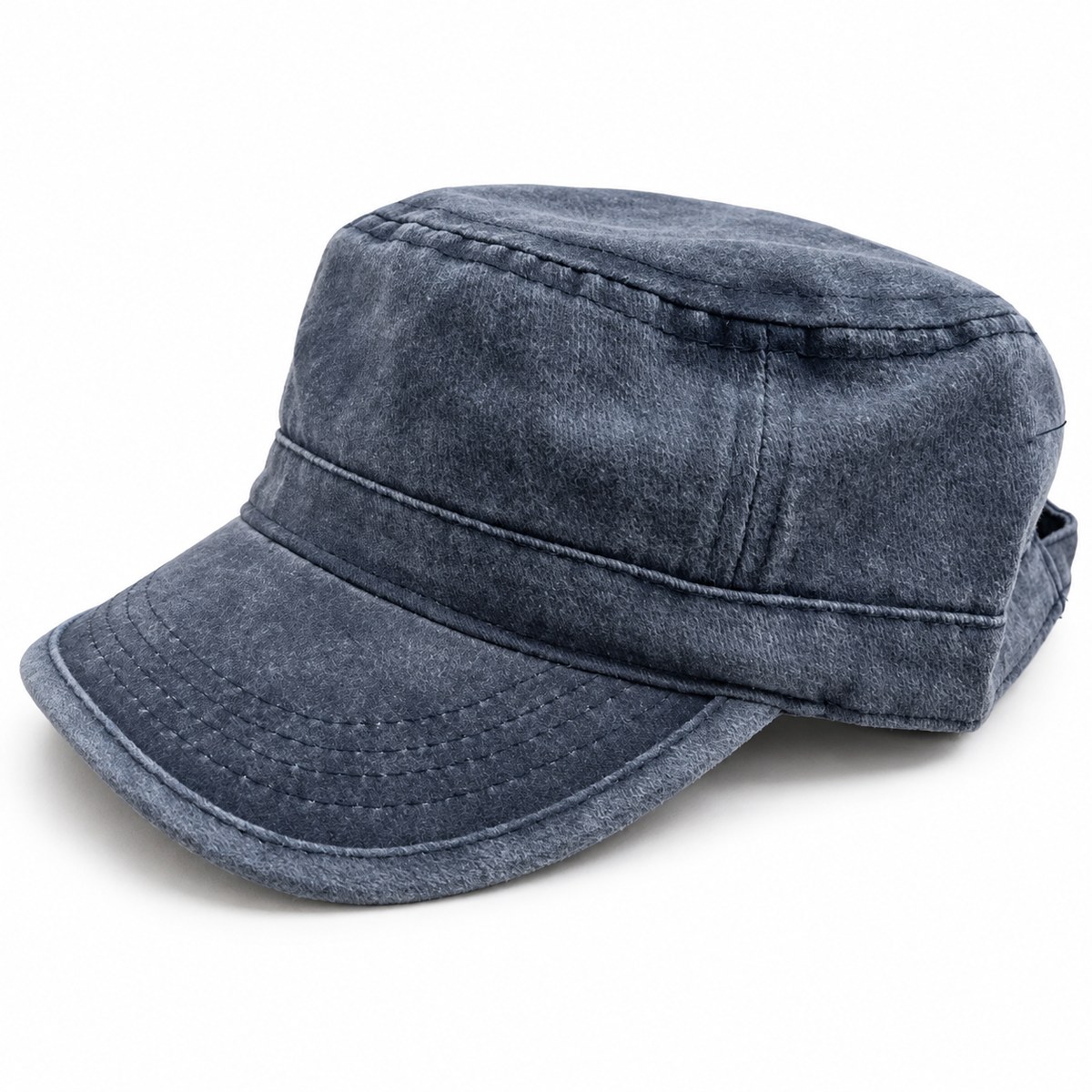 Captain Plain Vintage Cadet Cap - Navy Blue