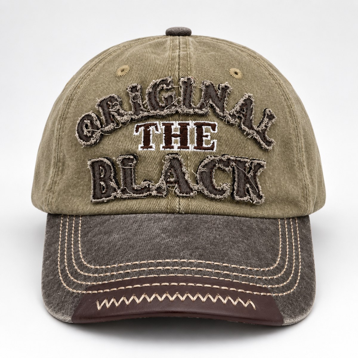Original The Black Lettering Baseball Cap - Khaki / Brown